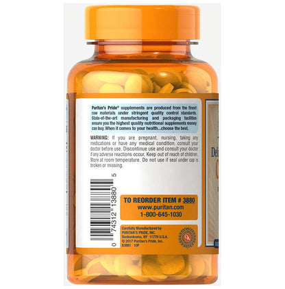 Puritan's Pride C 500mg with Wild Rose Hips Chewable Tablet Natural Orange