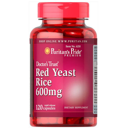 Puritan's Pride Premium Red Yeast Rice 600mg Rapid Release Capsule - Classic Derma