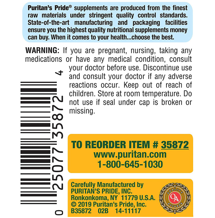 Puritan's Pride Sunvite Mega-Potency Vitamin D3 250mcg Rapid Release Softgel