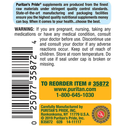 Puritan's Pride Sunvite Mega-Potency Vitamin D3 250mcg Rapid Release Softgel