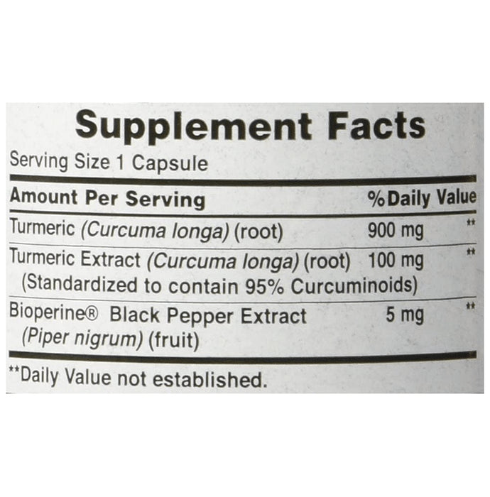Puritan's Pride Turmeric Curcumin 1000mg Rapid Release Capsule