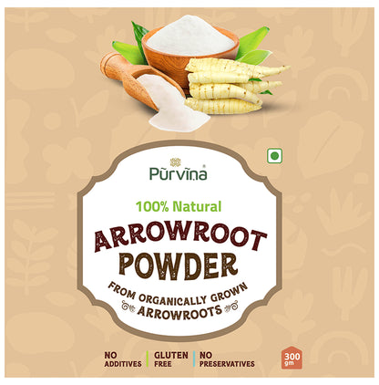Purvina 100% Natural Arrowroot Powder