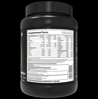 QNT Prime Whey Isolate Powder Coffee