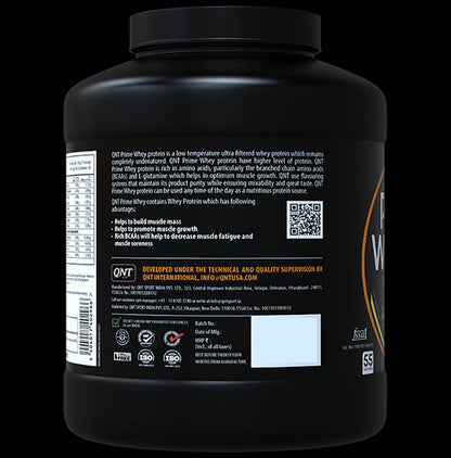 QNT Prime Whey Isolate Powder Kesar Kaju Pista
