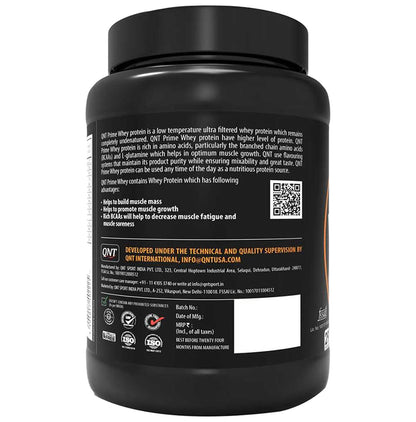 QNT Prime Whey Isolate Powder Kesar Kaju Pista