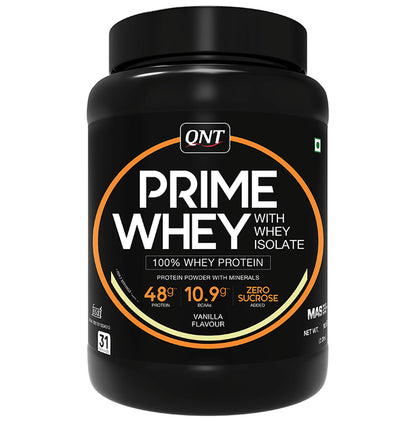 QNT Prime Whey Isolate Powder Vanilla - Classic Derma