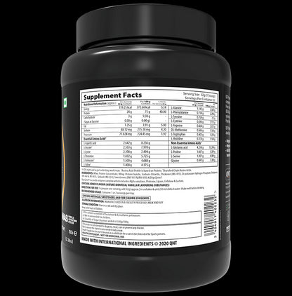 QNT Prime Whey Isolate Powder Vanilla