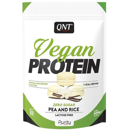 QNT Vegan Protein Powder Vanilla Macaroon - Classic Derma