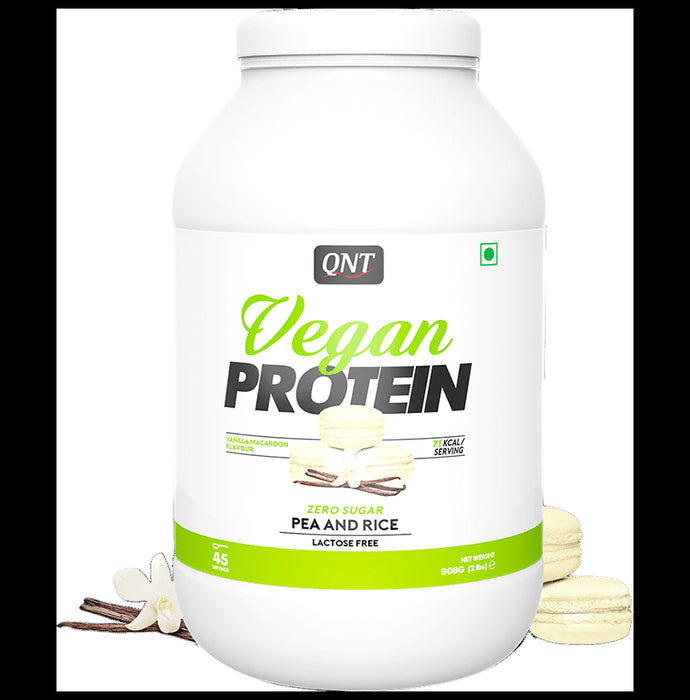 QNT Vegan Protein Powder Vanilla Macaroon - Classic Derma
