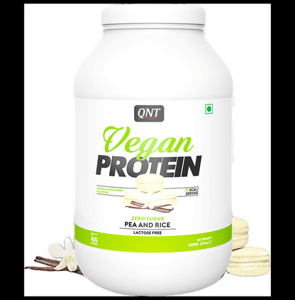QNT Vegan Protein Powder Vanilla Macaroon - Classic Derma