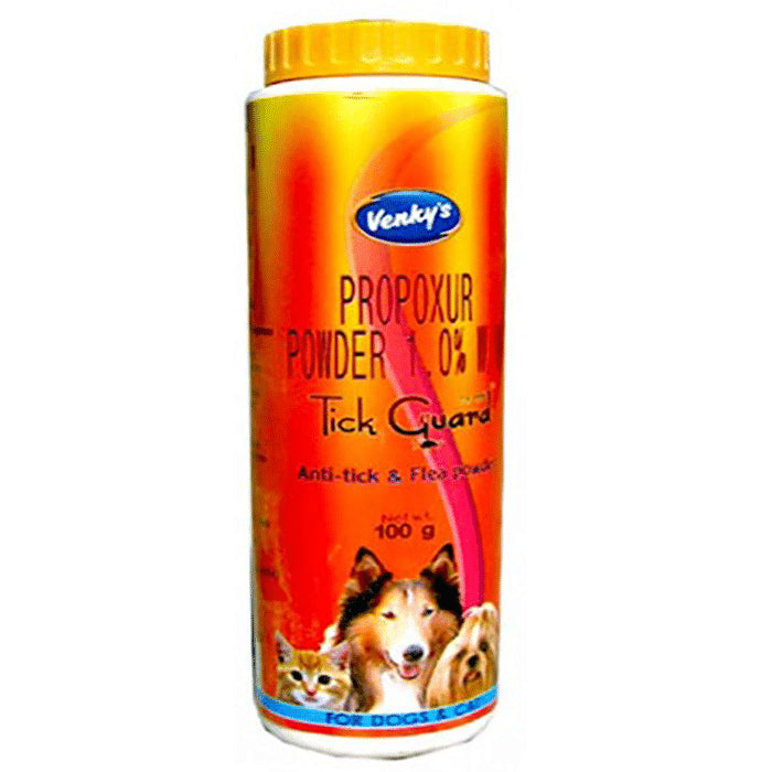 Venky's Tick Guard Anti-Tick & Flea Powder (For Pets) - Classic Derma
