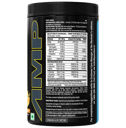 GNC Pro Performance AMP Gold Series BCAA Advanced | For Lean Muscles & Recovery | Flavour Tangy Orange