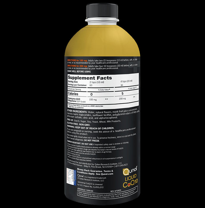 Qunol Liquid CoQ10 Orange Pineapple
