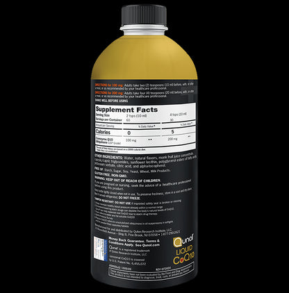 Qunol Liquid CoQ10 Orange Pineapple