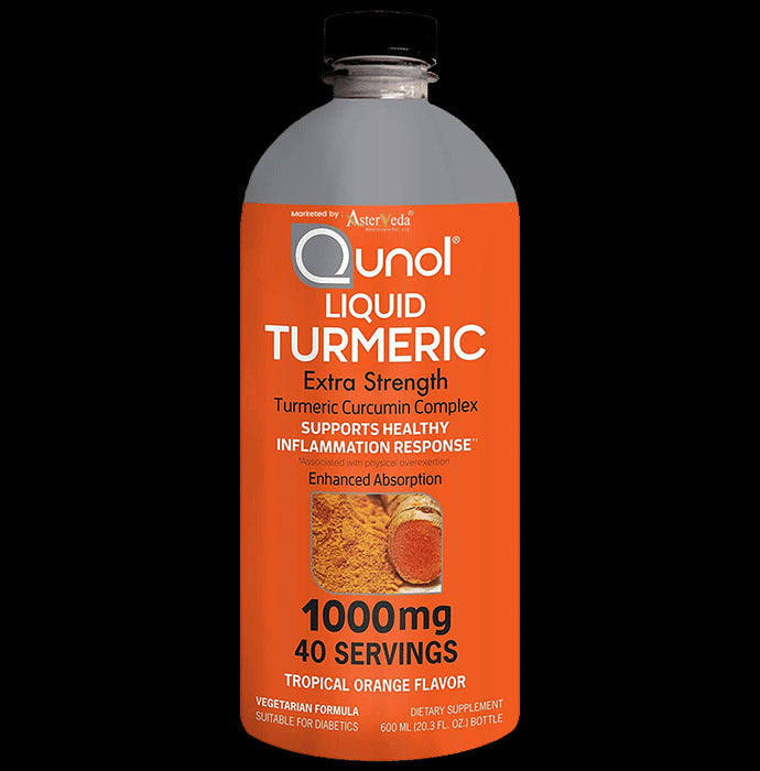 Qunol Liquid Turmeric Extra Strength 1000mg Tropical Orange - Classic Derma