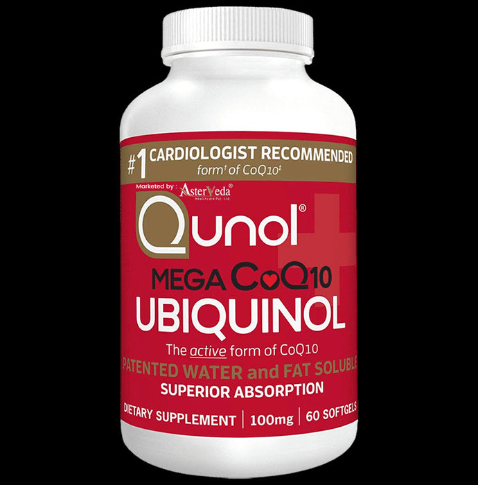 Qunol Mega CoQ10 Ubiquinol 100mg Softgel - Classic Derma