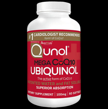 Qunol Mega CoQ10 Ubiquinol 100mg Softgel - Classic Derma