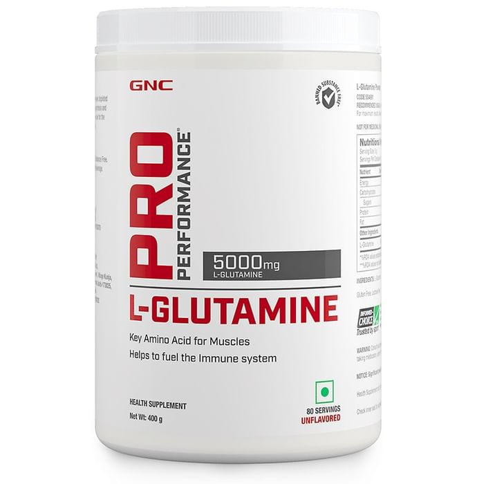 GNC Pro Performance L-Glutamine 5000mg | For Muscles & Immunity | Powder - Classic Derma