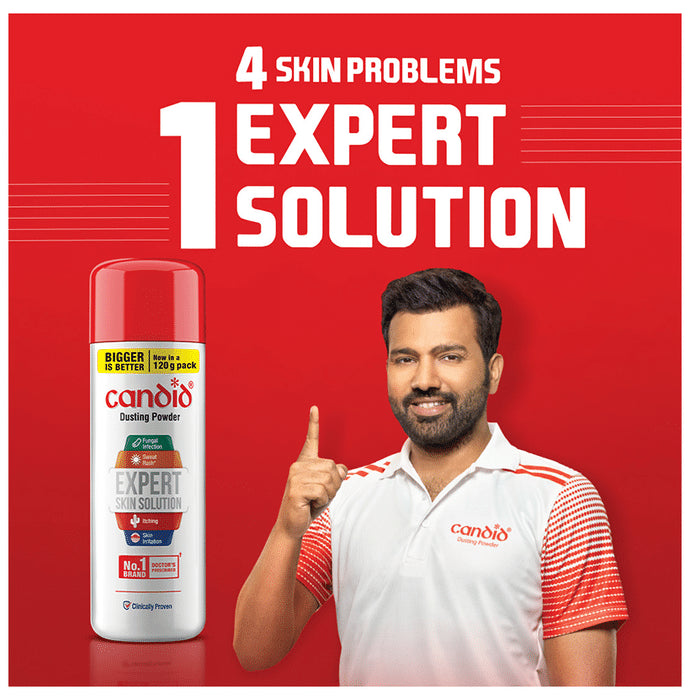 Candid Dusting Powder | Derma Care | Clinically Proven | For Fungal Infection, Sweat Rash, Skin Irritation & Itching
