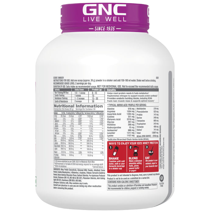 GNC Pro Performance Power Protein Powder Double Rich Chocolate
