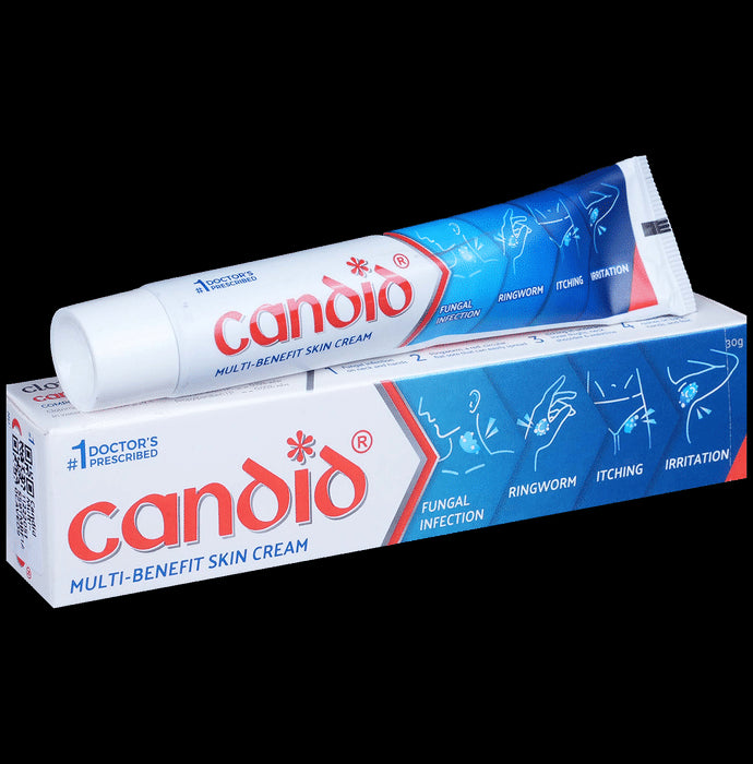 Candid Multi-Benefit Skin Cream | For Fungal Infections, Ringworm, Itching & Irritation | Derma Care - Classic Derma