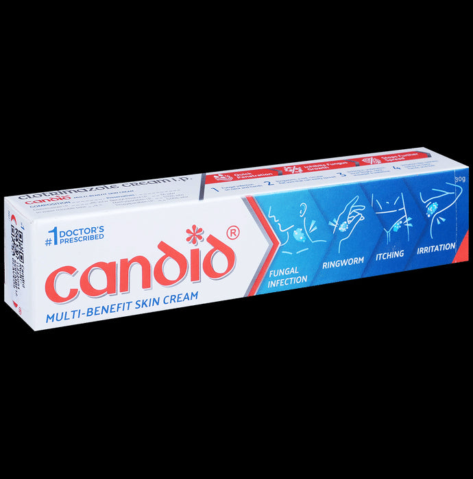 Candid Multi Benefit Skin Cream | For Fungal Infections, Ringworm, Itching & Irritation | Derma Care