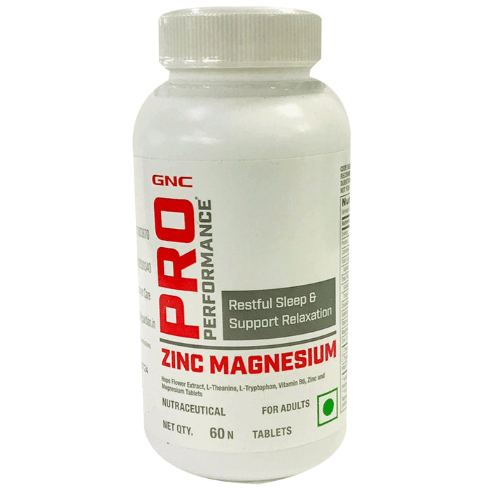 GNC Pro Performance Zinc Magnesium for Restful Sleep & Relaxation Tablet - Classic Derma