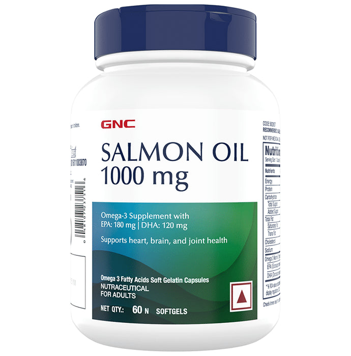 GNC Salmon Oil 1000 Soft Gelatin Capsule - Classic Derma
