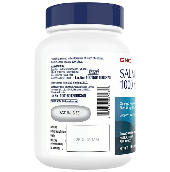 GNC Salmon Oil 1000 Soft Gelatin Capsule