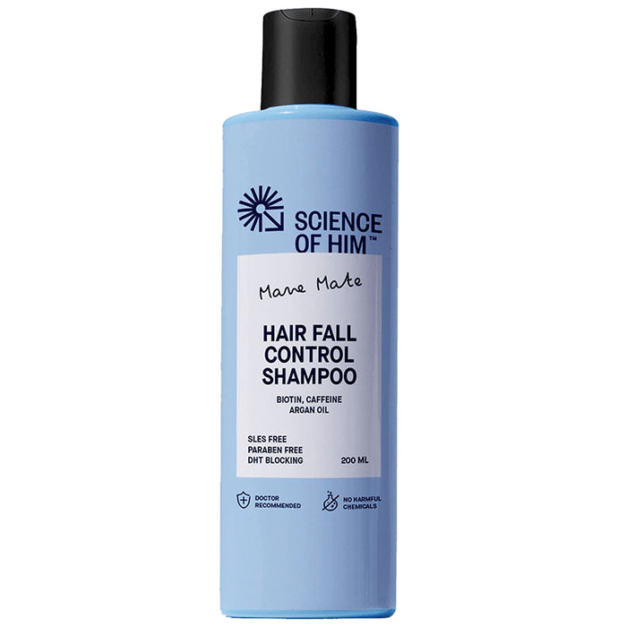 Science Of Him Mave Mate Hair Fall Control Shampoo SLS & Paraben Free - Classic Derma