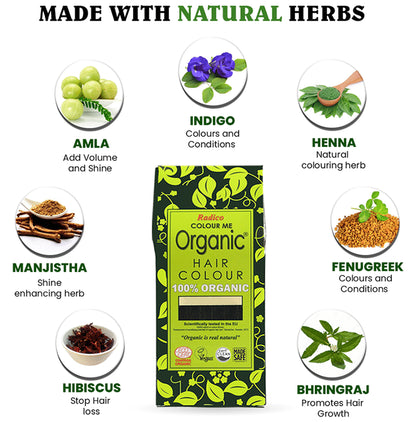 Radico Colour Me Organic Light Ash Blonde Hair Colour