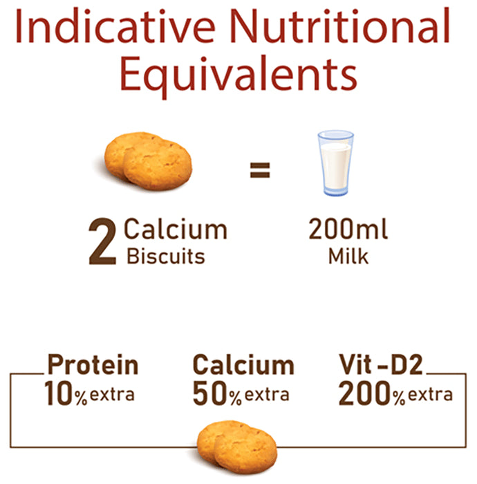 Taste Good Calcium & Vitamin D Whole Wheat Biscuit (100gm Each)
