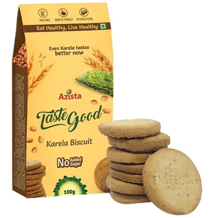 Taste Good Karela Biscuit (100gm Each) | No Added Sugar - Classic Derma