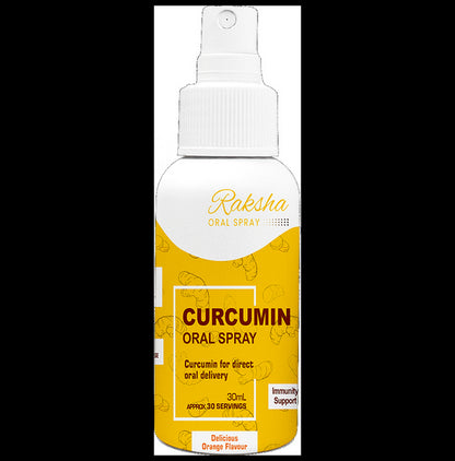 Raksha Curcumin Oral Spray Delicious Orange