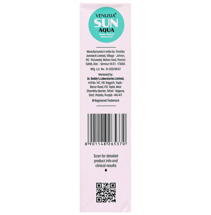 Venusia Sun Aqua Water Based Sunscreen SPF 65+ PA++++