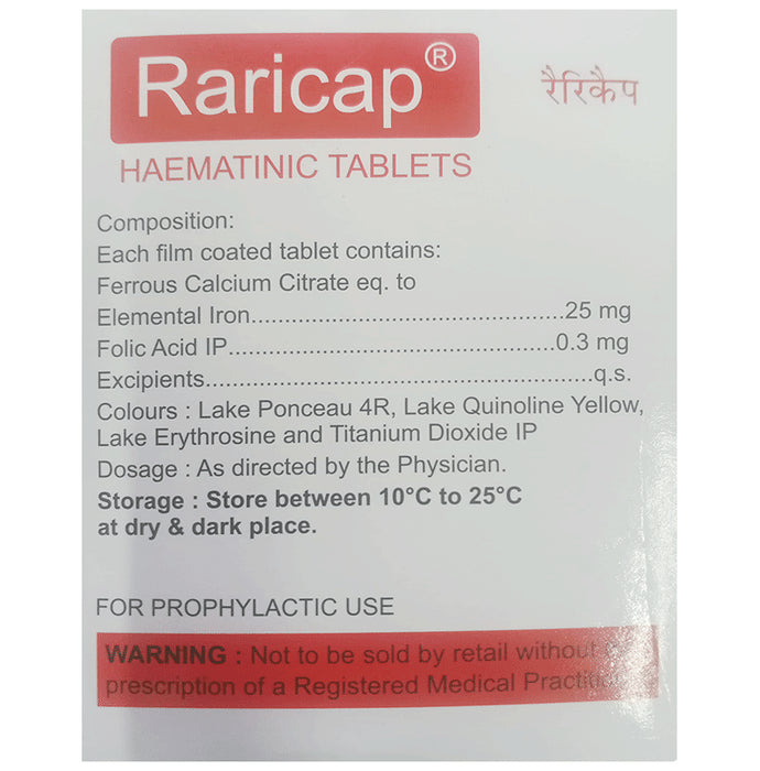 Raricap Tablet