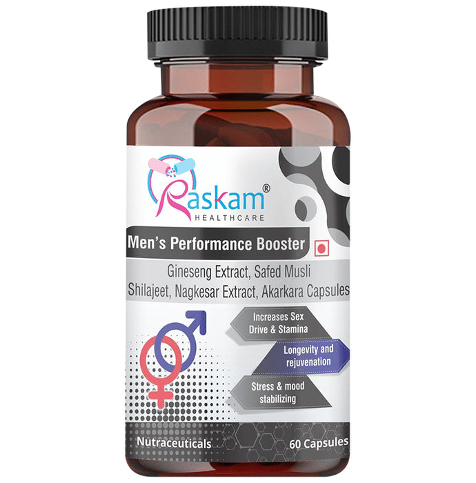 Raskam Healthcare Men's Performance Booster Capsule - Classic Derma