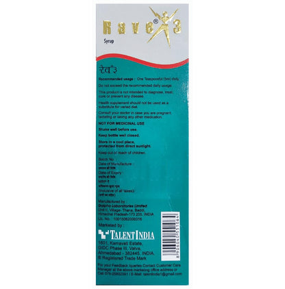 Rave 3 Syrup Pineapple Mango Gluten Free