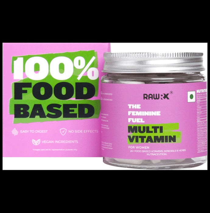 RawRX The Feminine Fuel Multi Vitamin for Women Tablet - Classic Derma
