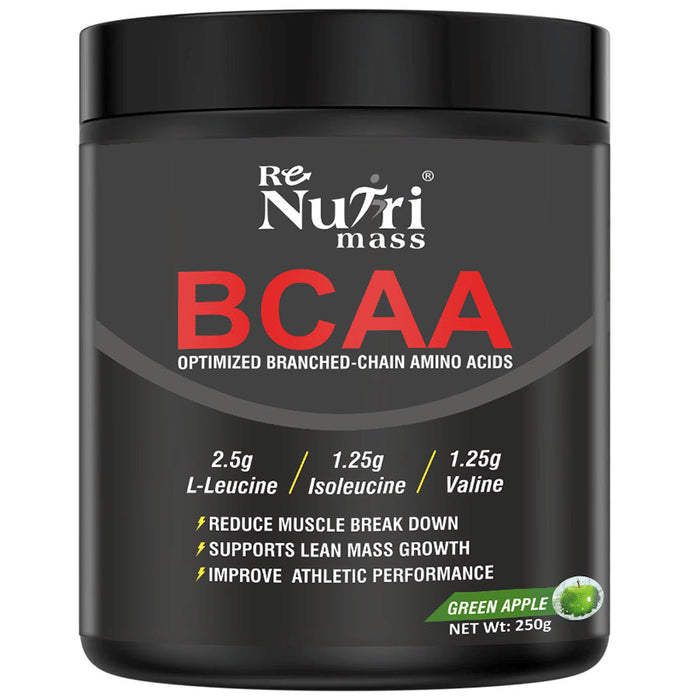 Re Nutri Mass BCAA Powder Green Apple - Classic Derma
