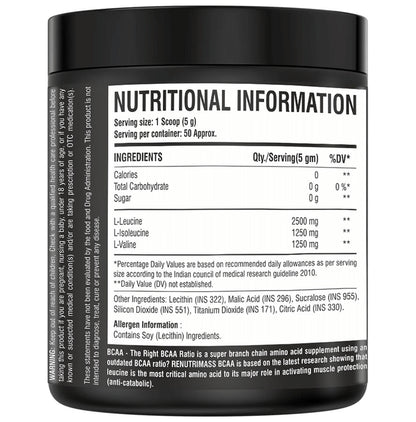 Re Nutri Mass BCAA Powder Green Apple