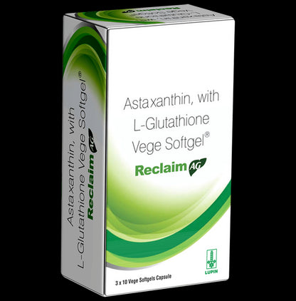 Reclaim AG Vege Softgel Capsule - Classic Derma