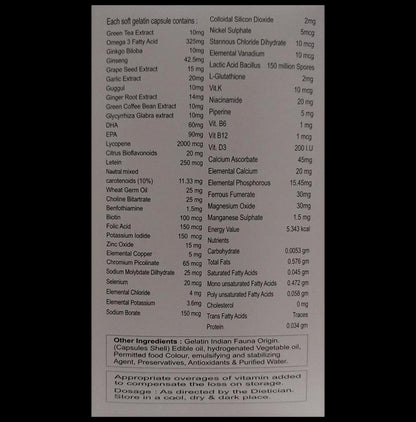 Redivit 9G Softgel Capsule