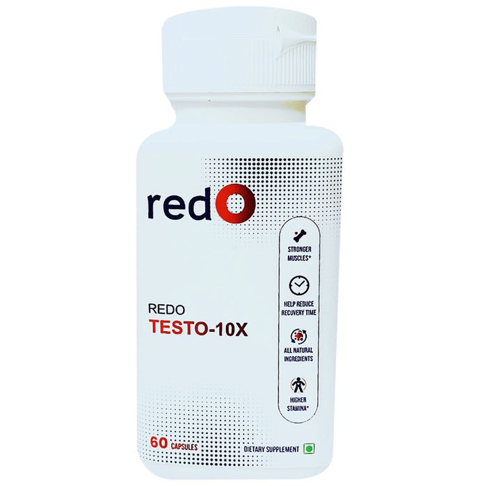 Redo Combo Pack of Testo 10X Capsule & Advanced Multi-Vitamin Capsule (60 Each)