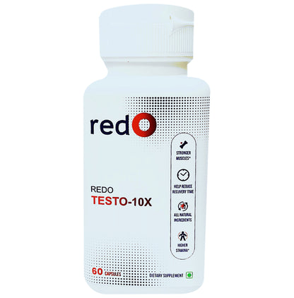 Redo Combo Pack of Testo 10X Capsule & Advanced Multi-Vitamin Capsule (60 Each)
