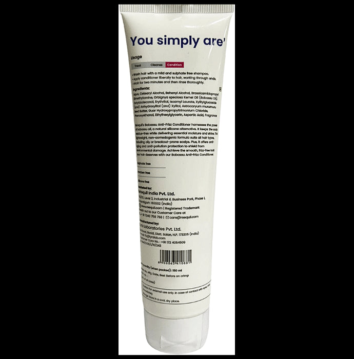 Re'equil Anti-Frizz & Smoothening Hair Conditioner | Babassu Oil