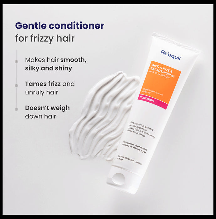 Re'equil Anti-Frizz & Smoothening Hair Conditioner | Babassu Oil