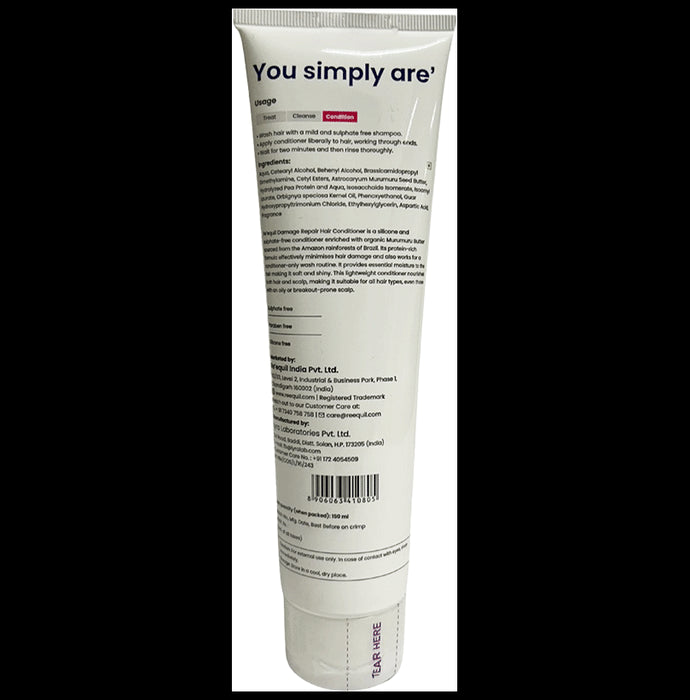 Re'equil Damage Repair Conditioner | Murumuru & Pea Protein