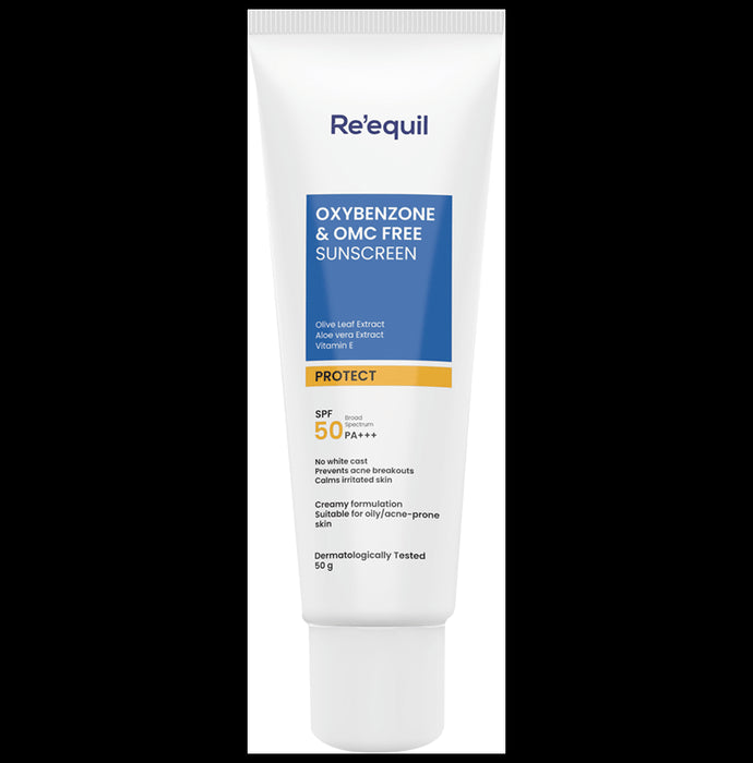 Re'equil Oxybenzone & Omc Free Sunscreen SPF 50 PA+++ - Classic Derma