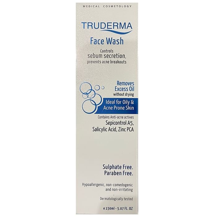 Regaliz Truderma Face Wash | For Oily & Acne Prone Skin | Paraben & Sulphate-Free - Classic Derma